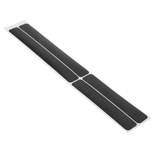 4 stk. bildørterskelbeskyttere, ripebeskyttelse, 3D karbonfiberdekorasjon, universell
