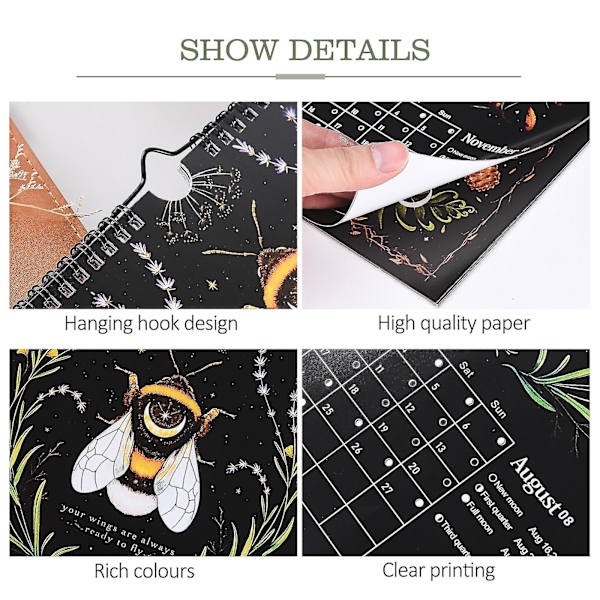 2023 Dark Forest Lunar Calendar Wall Calendar 12 Illustrations Wall