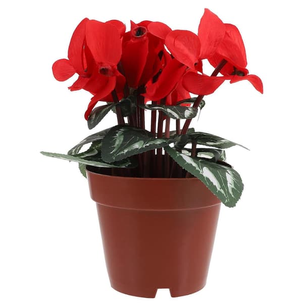 Simuleringsplante Bonsai Dekorativ Silkeklut Blomst Skrivebordsdekorasjon