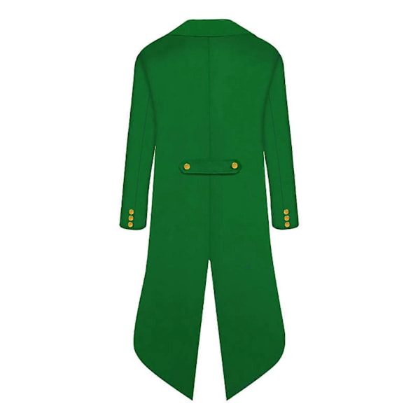Halloween Kläder för Förälder och Barn, Herr Retro Kläder, Barnens Midilånga Punk Retro Smoking Green 135