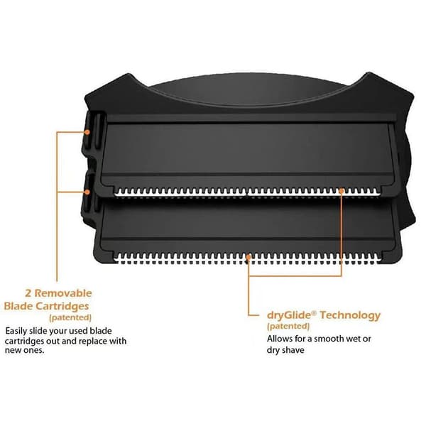 #Ryggbarberer for menn Kroppstrimmer Ryggbarbering Justerbart håndtak Smertefri rygghårfjerning#