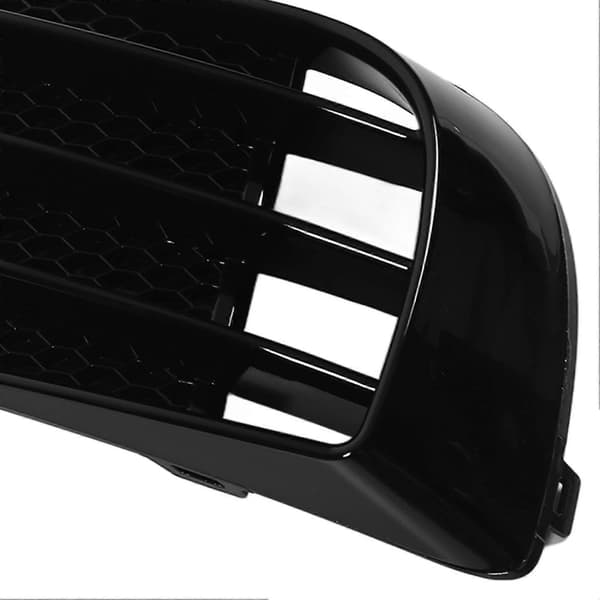 1 par blank svart tåkelysgrilldeksel foran støtfanger tåkelysramme erstatning for 6 MK6 GTD 2008–2013