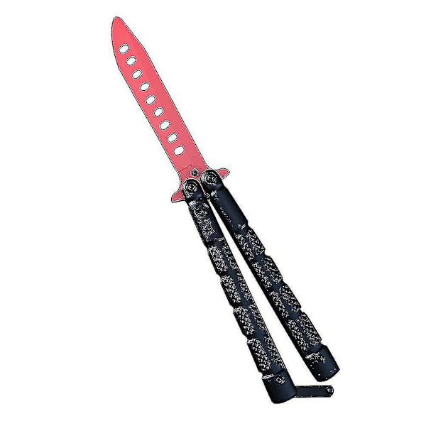 1 stk. Stump Balisong Bærbar Sikker Slitesterk Kjedelig Balisong Øvelse Treningskutter Balisong Trener