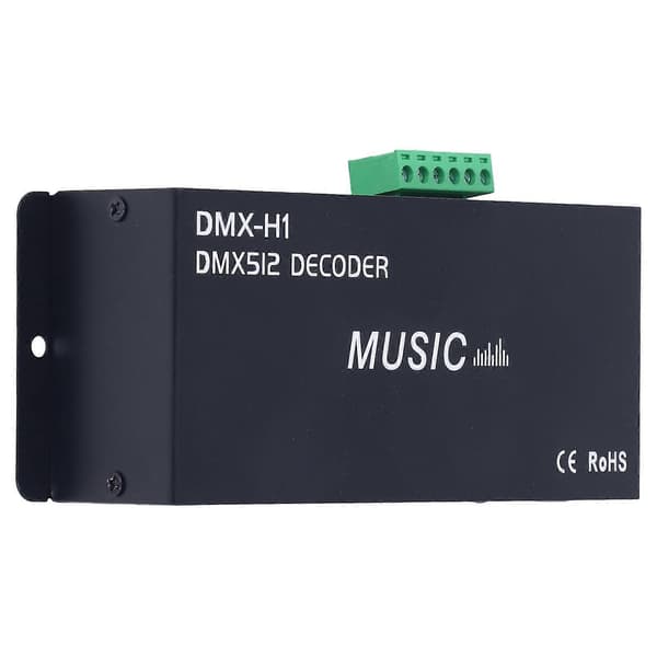 3-kanals DMX-dekoder justerbar RGB-dimming LED-dekoderkontroller for barer, hoteller, Sober Bar8A