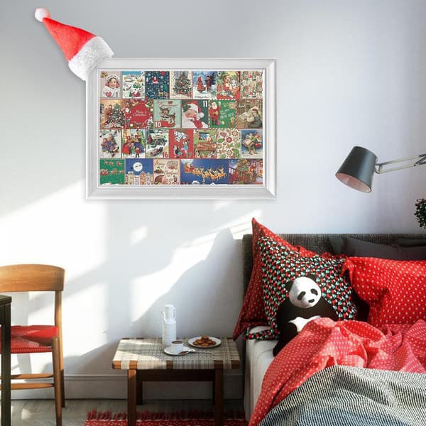 Jul adventskalender pussel DIY-leksak för barn 1000st
