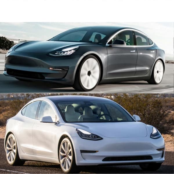 Regnvannsdeflektor for bagasjerom, vindusspoiler i karbonfiberstil, erstatning for Tesla Model 3 2017-2021
