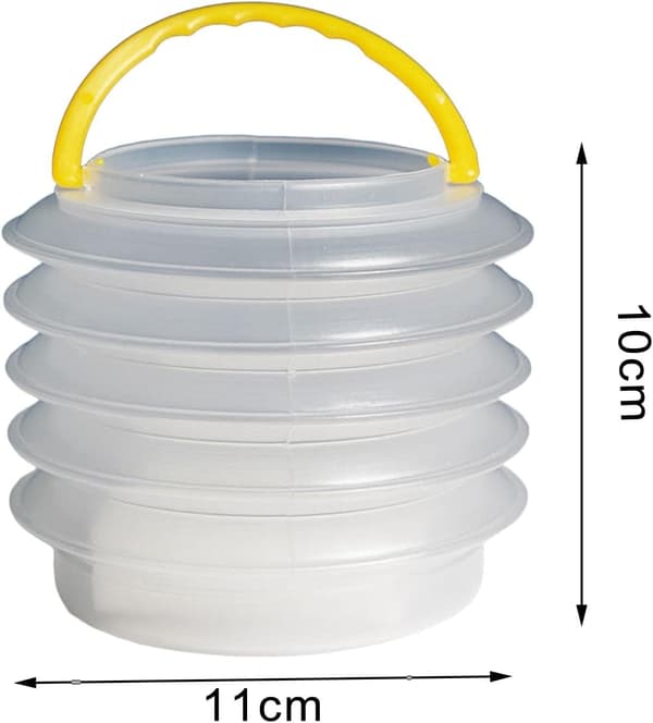 Bærbar børstevanntønne Pot Tub Organizer Akvarellmaling B