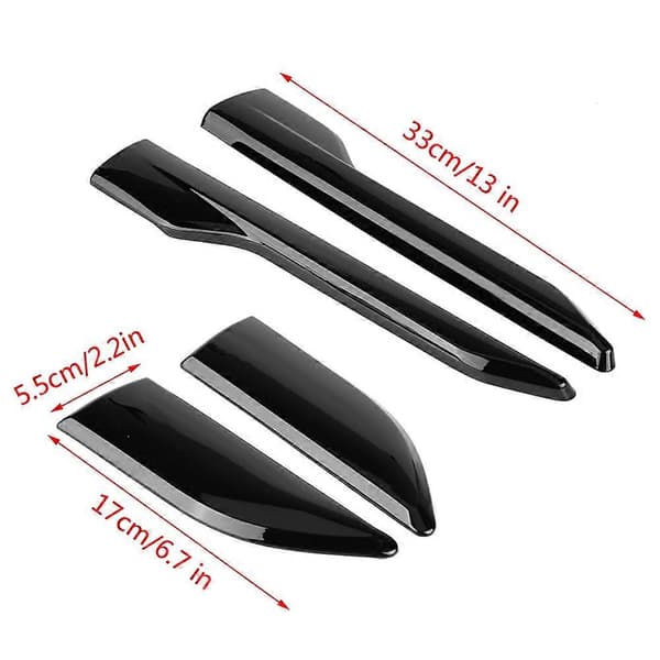 4 stk. bilskjerm side luftventil deksel trim for Land Rover Range Rover Evoque 2012-2018 (#2)