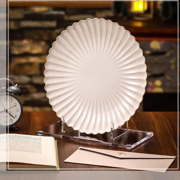 Akrylreol, Transparent Staffeli, til Udstilling af Akrylplader, Postkort, Billeder (15 x 10 x 4 Tommer)
