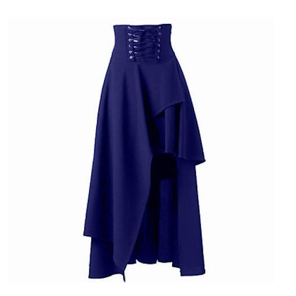 Viktorianisk Burlesk Kjol Gotisk Steampunk Korsett Kostym Punk Svart Bustle Kjolar C3 XXL-punk skirt