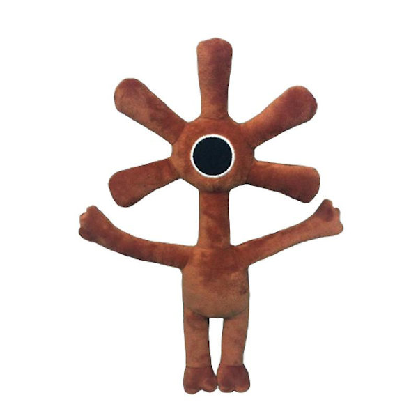 Roblox Rainbow Friends Plussjeleketøy Tegneserie Spill Fyllt Dukke Barn Jul Gave Brown Pentagram 30cm