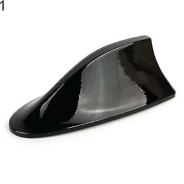Uppgraderad signal Universal Car Shark Fin Antenn Auto Roof Fm/am Radio Antennbyte Black