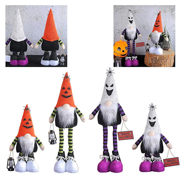 Teleskopiska ben Halloween Gnome Svenska dvärgar Skandinaviska figurin prydnader Style 2