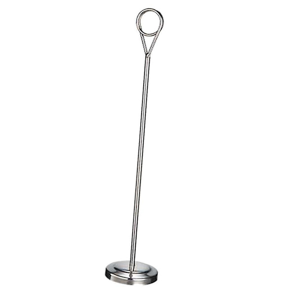 1/2/3/5 Bordnummerholder i rustfrit stål Skiltholder Fotostativ Til Silvery 35cm 1 Pc