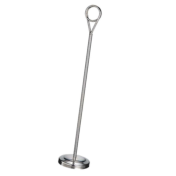 1/2/3/5 Bordnummerholder i rustfrit stål Skiltholder Fotostativ Til Silvery 35cm 1 Pc