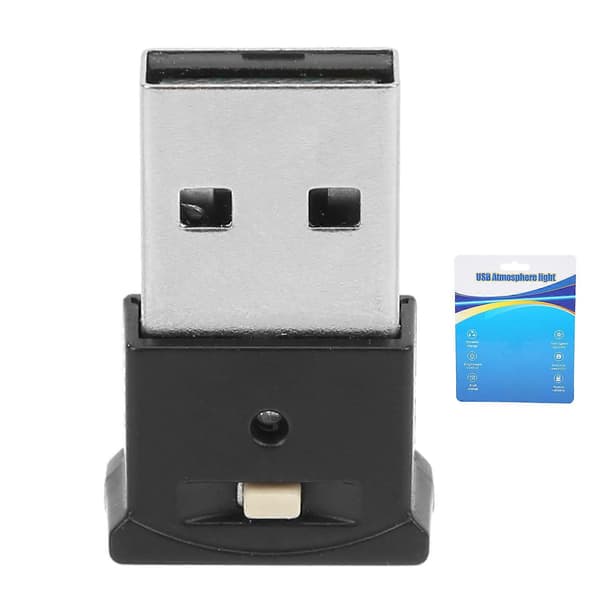 USB LED Omgivelseslys 8 Farver RGB Dynamisk Skift Lysstyrke Justerbar Mini Indvendig Dekorativ Lampe