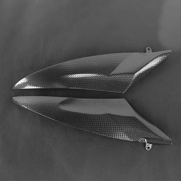 Tanksidepanel øvre dæksel kåbe i kulfiberstil, passer til Yamaha R1 2004-2006