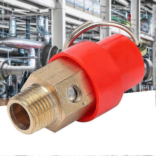 3 stk. 8KG luftkompressor sikkerhedsventil trykaflastningsventil regulator (G1/8')