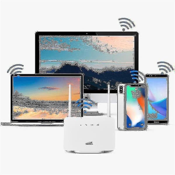 Universaali Lukitsematon 4g Lte Cpe Reititin Modeemi Sim-korttipaikka Eu-pistoke