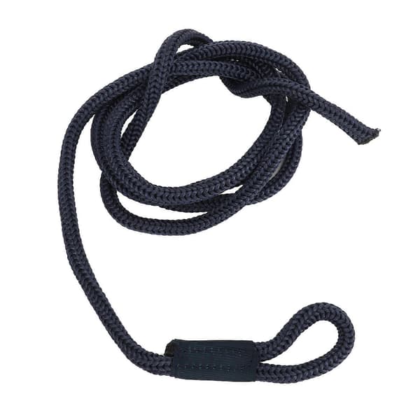 4PCS Förtöjningslina 1,5 m Lång Höghållfast Polyester Slitstark Båtfenderlinor för Marinblå