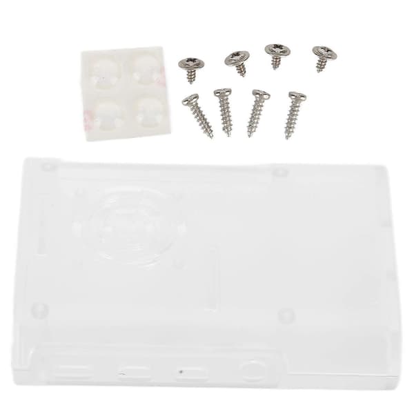 Kabinet ABS Varmeafledning Beskyttende Skal Køledele til Raspberry Pi 4 Model B Transparent