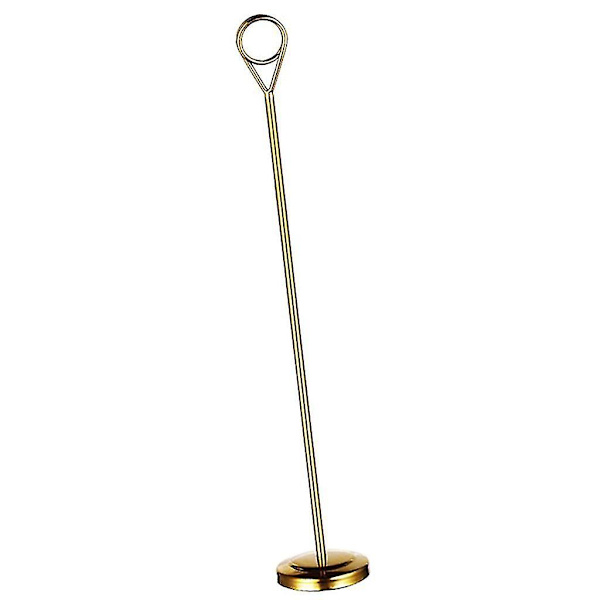 1/2/3/5 Bordnummerholder i rustfrit stål Skiltholder Fotostativ Til Gold 30cm 1 Pc
