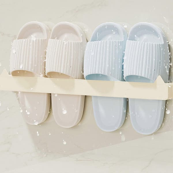 Veggmontert Sko Stativ Topp Stativ Plast Sko Holder Organizer Multifunksjonelt Hengende Stativ Borrefritt