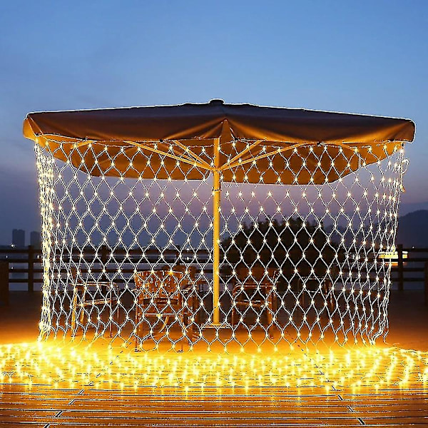 Led Nätstrålkastare Ip65 6mx4m 3mx2m Led Flexibel Nät Fe Strålkastare 880led 200led Mesh Strålkastare Warm White