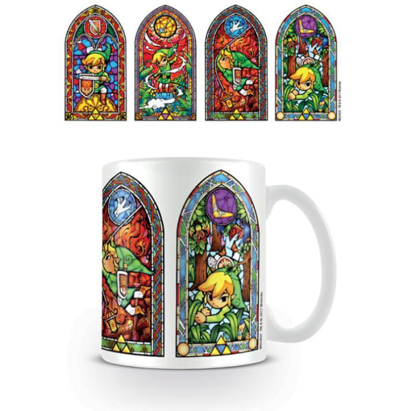 The Legend Of Zelda (Stained Glass) - Mugg multicolor
