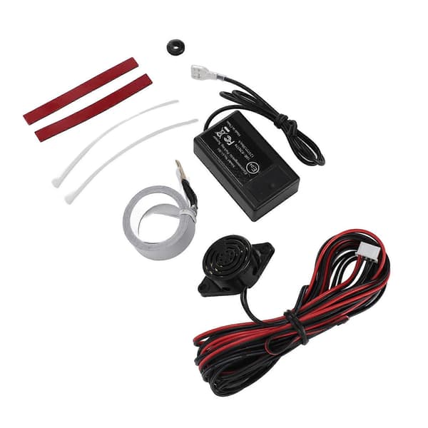 Elektromagnetisk ryggesensor system med summeralarm, sikkerhetsparkeringssensor system kit for bil 12V