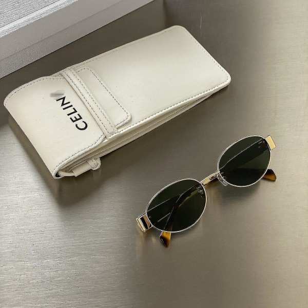 Kvinners fasjonable retro Arc De Triomphe solbriller Gold Black