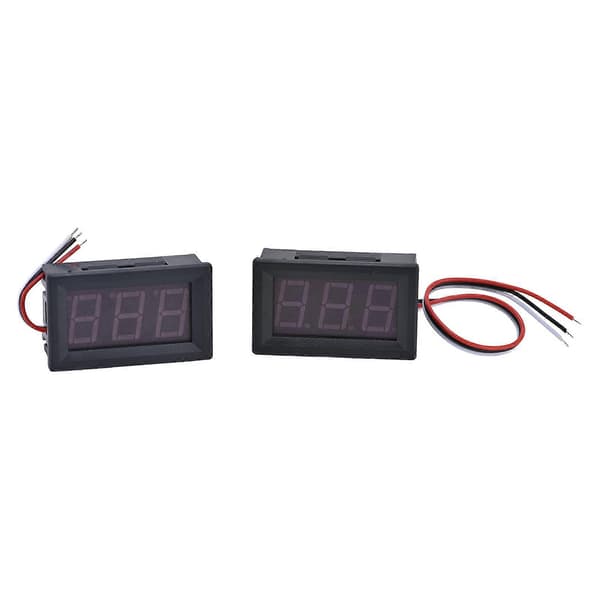 3-leder DC digitalt display voltmeter display 0,56 tommer LED digitalt eksternt displaymodul DC 0-99,9V (blå rød)