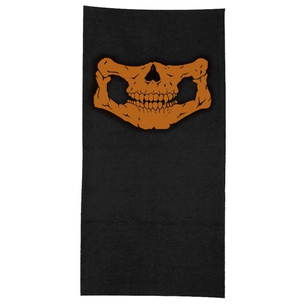 skelettmask / halsduk / sjal | Halloween - skelettmask Orange