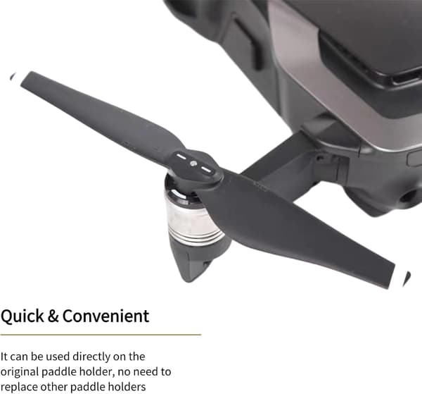 #2Par DJI Mavic Air Propelblade CW CCW Quick Release Kulfiber Propel#