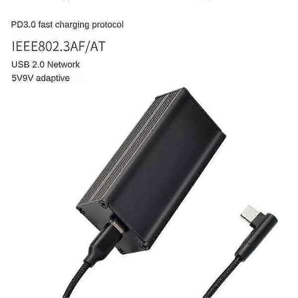 POE strømforsyningsnetværkskort POE til USB-C netværkskort POE netværkskort 5V 9V adaptiv USB-C netværk