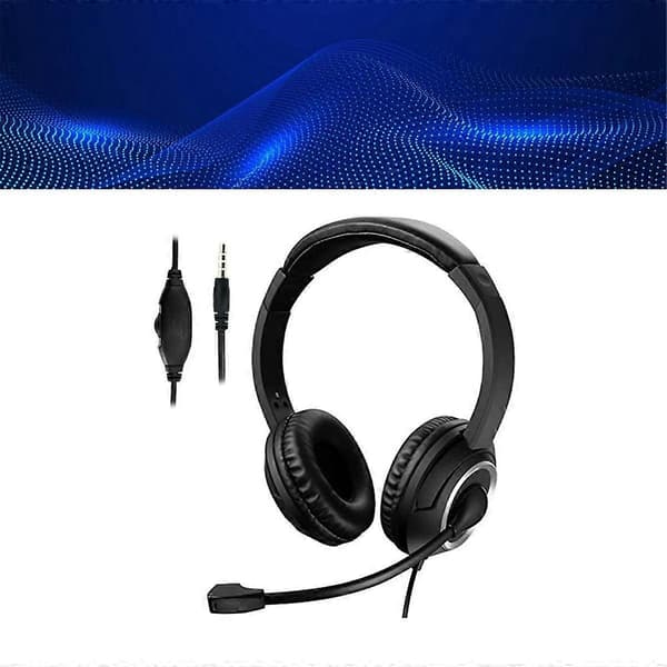 3,5 mm interface computerheadset Online klasse lytning Støjreduktionsheadset Business stemme bærbart headset