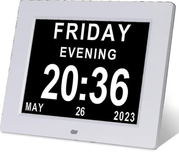 Demensur - Stor Digital Kalender Til Seniorer