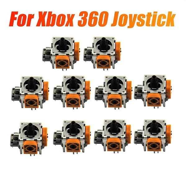 10 STK 3D Analog Joystick Stick Modul Vippe for Spillkontroller Joystick Reparasjonsdeler