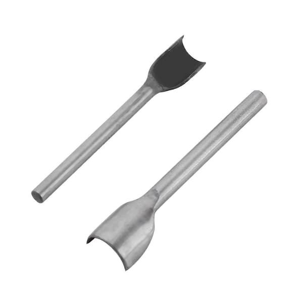 6 stk. sett DIY lærhåndverk Halvrund stansebeltekutter for hjemmelærsøm (15-40 mm)