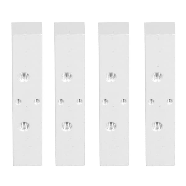 4 stk. aluminiumsvarmeblok 2-dyser hals fast sæde 3D-printertilbehør til Makerbot MK8