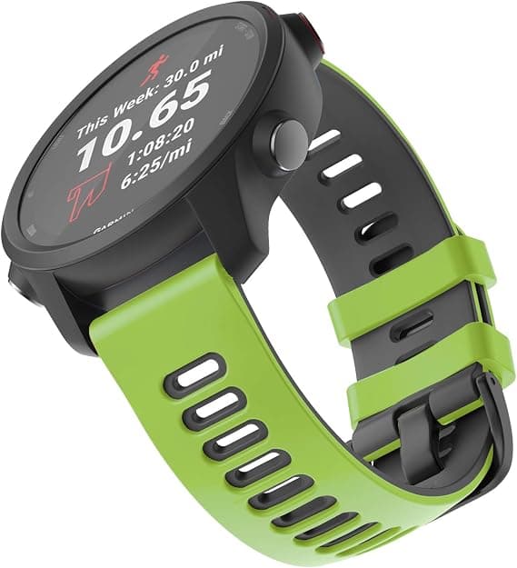 20mm Blød Silikon Urrem til Galaxy Watch 42mm/Garmin Vivo