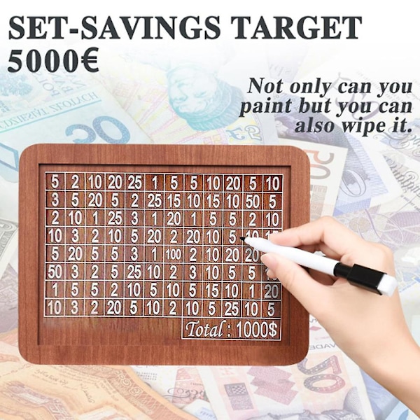 Kassavalv i trä 1000 capacity