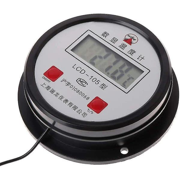 Højtemperatur industriel digital termometer med 10m probe