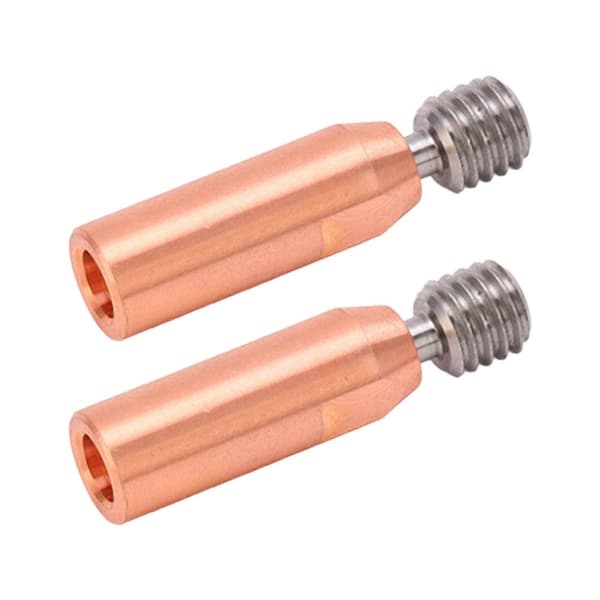 2 stk. 3D-printerhalsdyse Ti-legering kobber bimetal til Ender 3 3 V2 3 Pro Hotend 1,75 mm boring