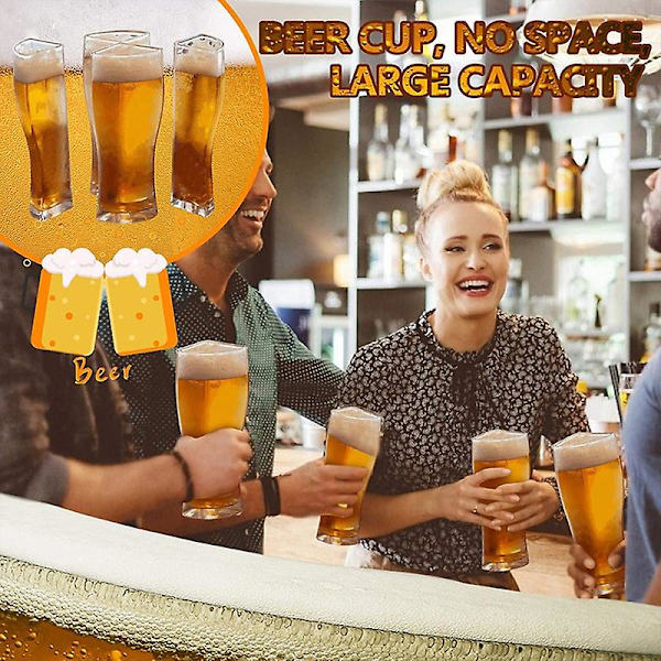 4 i 1 ölglasmuggset Super Schooner Cup Separable 4-delad ölmugg Stein Partymugg