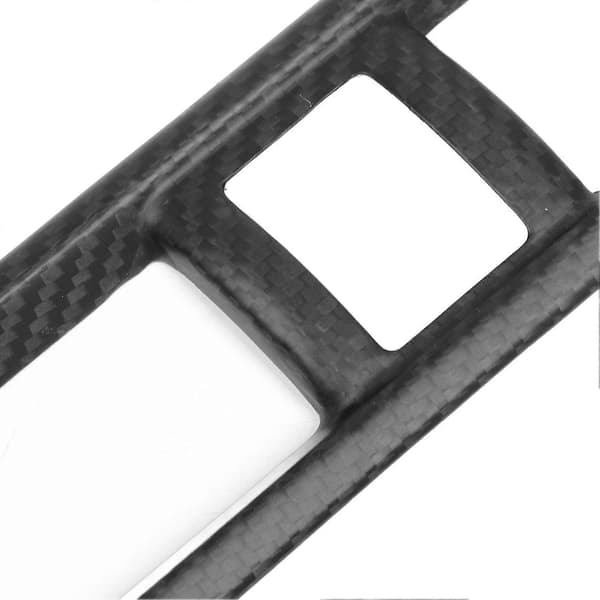 Tørr karbonfiber front AC-ventilutløpsramme trim senter dashbord luftventil deksel erstatning for GR86 2022+