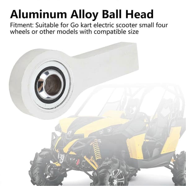 Styreledd kuleledd M10 15mm hull aluminiumslegering kuleleddhode for gokart elektrisk sparkesykkel