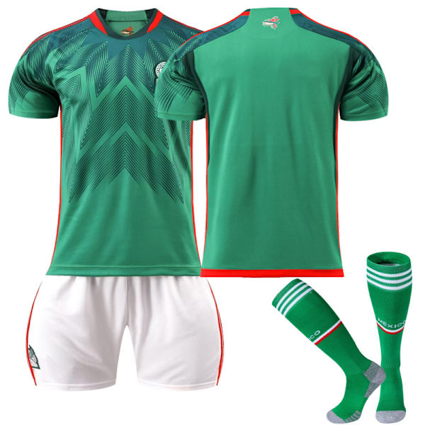 22-23 Uusi kausi Meksiko Koti Jalkapallopaita Harjoituspuku CHICHARITO 14 Unnumbered 2XL