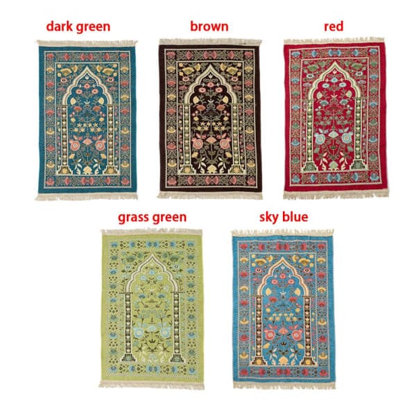 Eid Mubarak muslimsk bønneteppe islamsk bønneteppe qd red