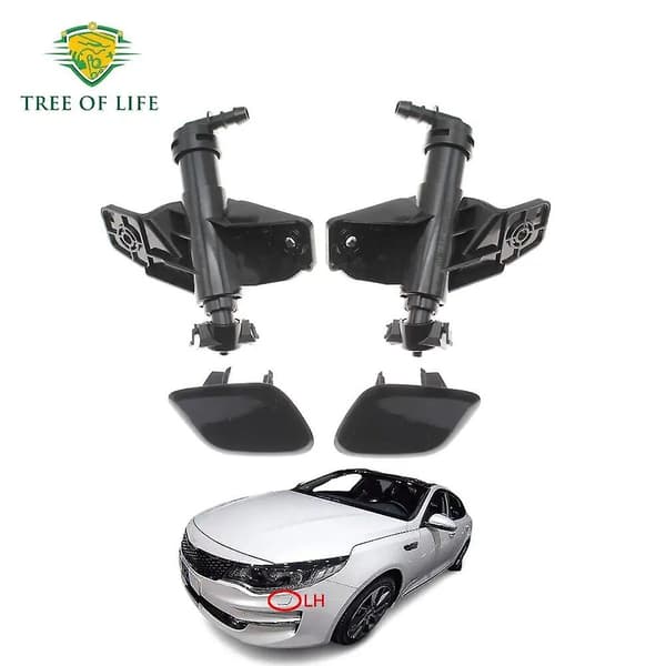 Front Bumper Head Light Lamp Washer Spray Nozzle Cleaning Pump Actuator Med Lock För Kia Optima K5 2015 2016 2017 2018 LEFT SIDE